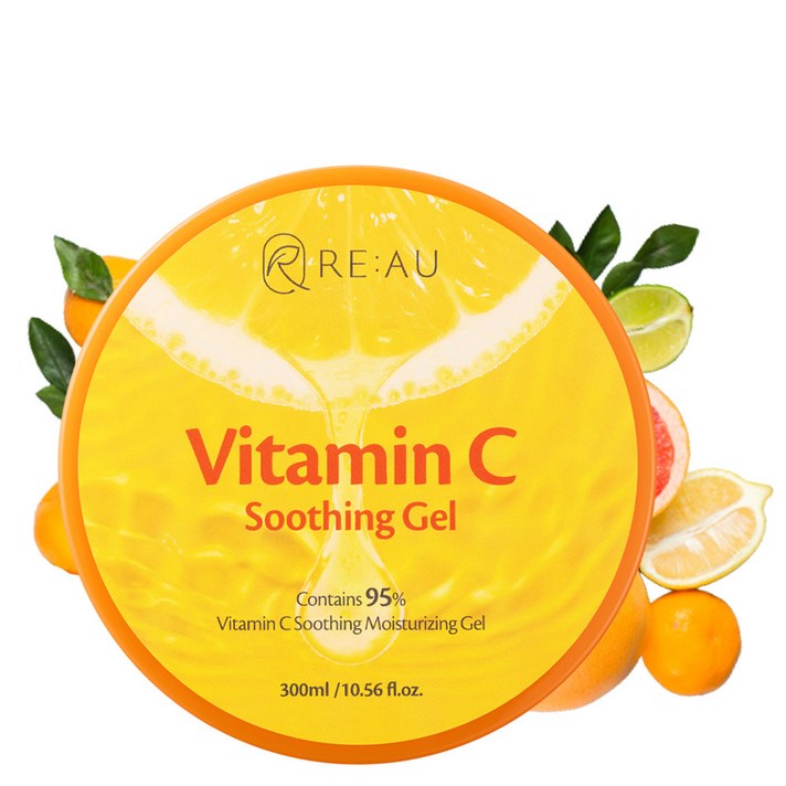 리아유 모이스춰 바디 진정 쿨링 보습 수딩젤 알로에 비타민C 그린티 95% RE:AU Soothing Gel Aloe Vitamin C Green tea, 그린티 Greentea, 1개
