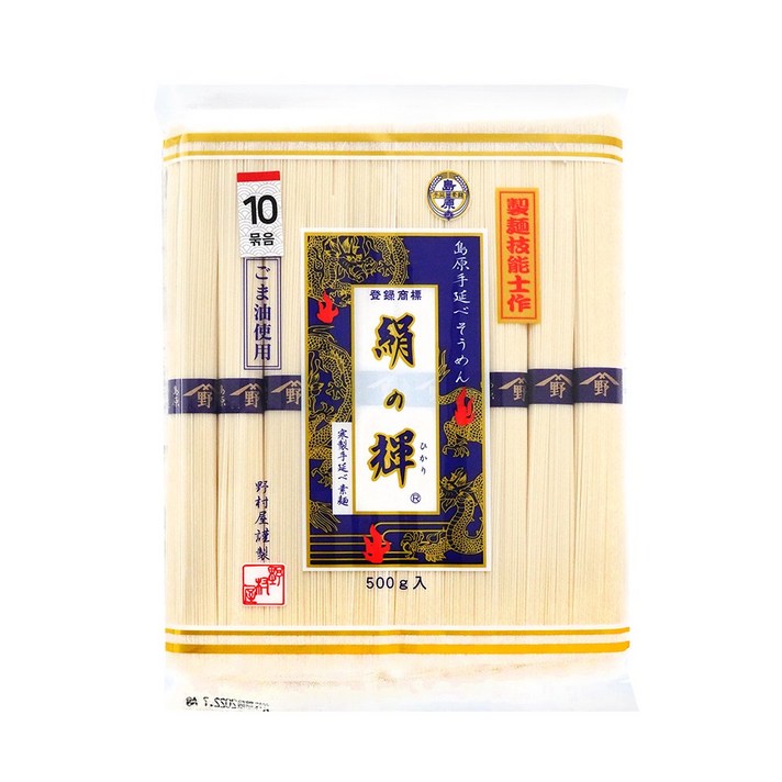 노무라야 수제 소면 10묶음 500g, 단품