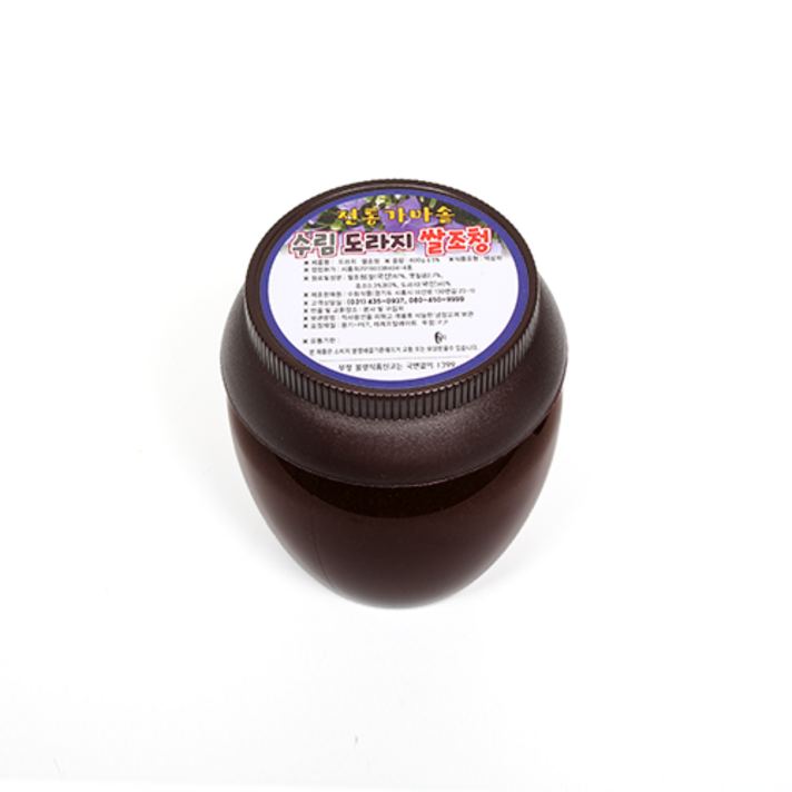 수림 전통 가마솥 무설탕 도라지 쌀조청 600g 1.2kg 2.5kg