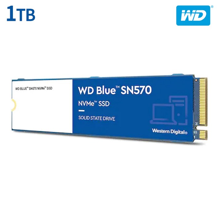 WD Blue SN570 M.2 2280 NVMe, WDS100T3B0C, 1TB