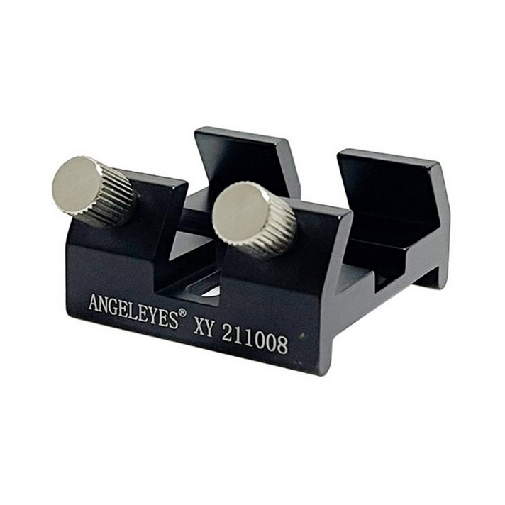 Angeleyes 망원경 파인더 스코프 마운트 Dovetail 슬롯 플레이트 파인더 스코프 브래킷 용 그루브 천문 망원경 액세서리, 검은색