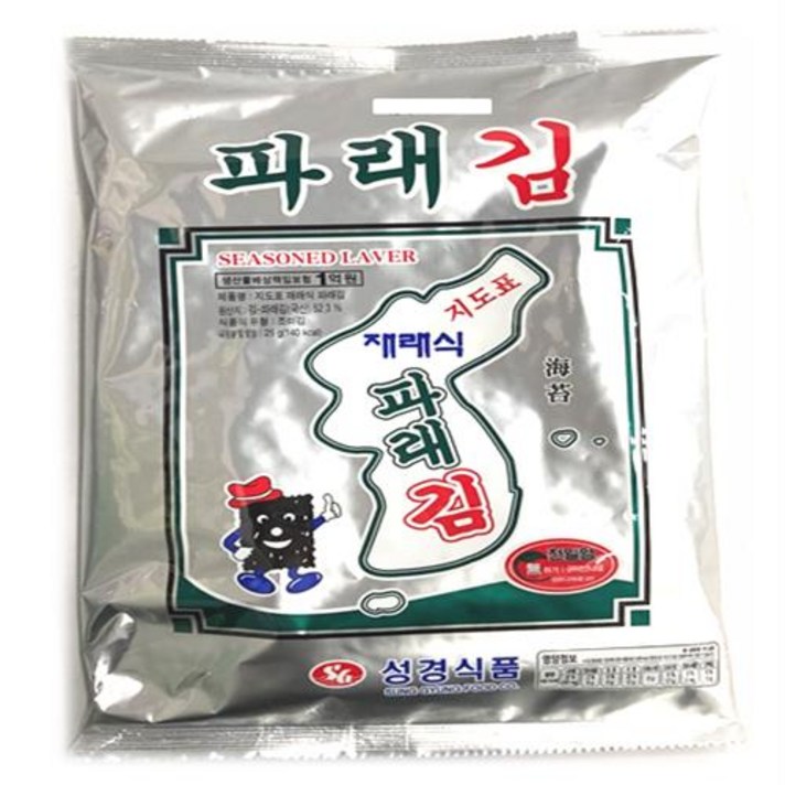 바삭바삭 눅눅하지 않은 최고의맛 성경식품파래소25g