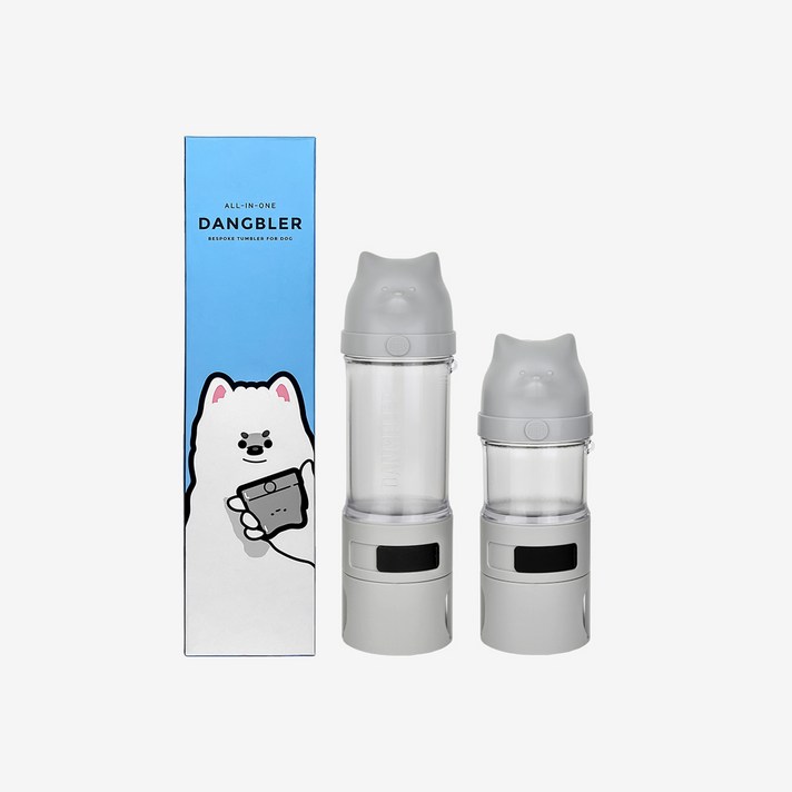 펫투데이 댕블러 강아지 물통 산책용 휴대용 물병 3in1