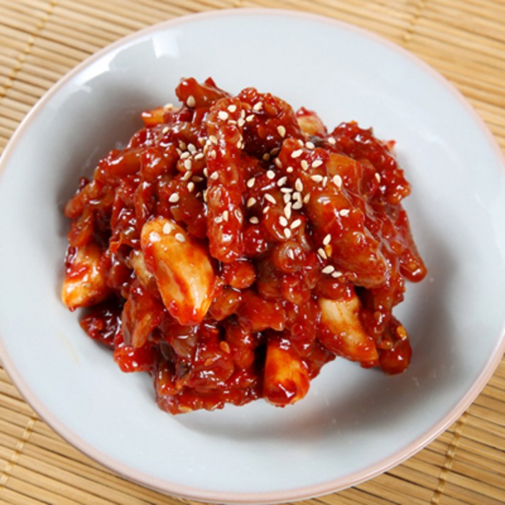(주)더젓갈 국민반찬 홍삼 낙지젓, 1개, 400g