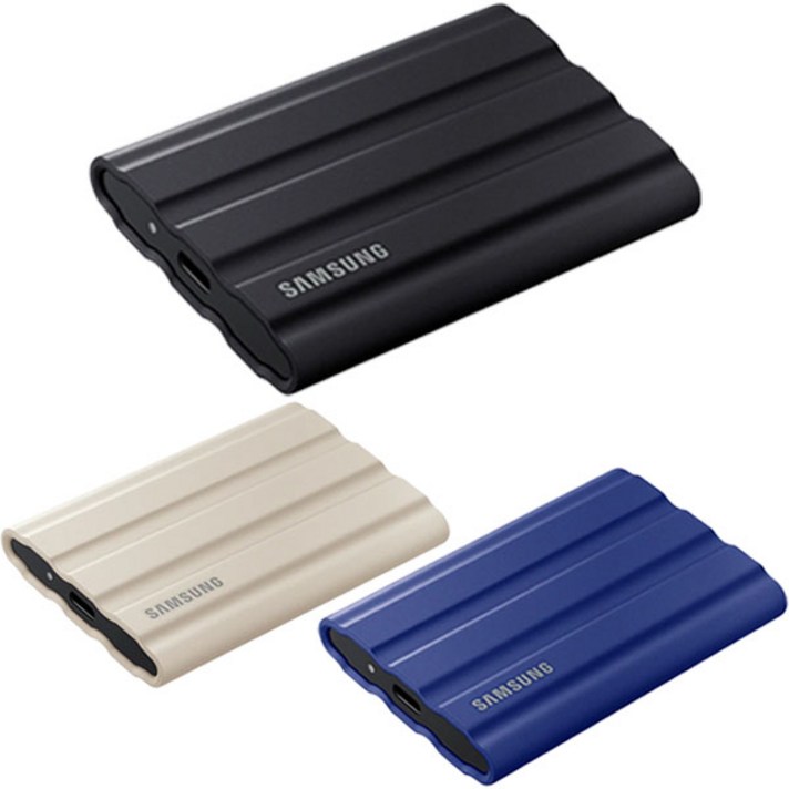 삼성전자 외장SSD 포터블 T7 Shield 1TB 2TB MU-PE/WW, 베이지