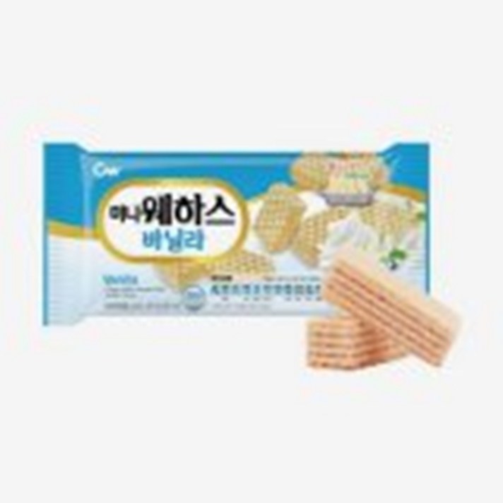 청우 미니웨하스80g 바닐라맛, 1매, 80g