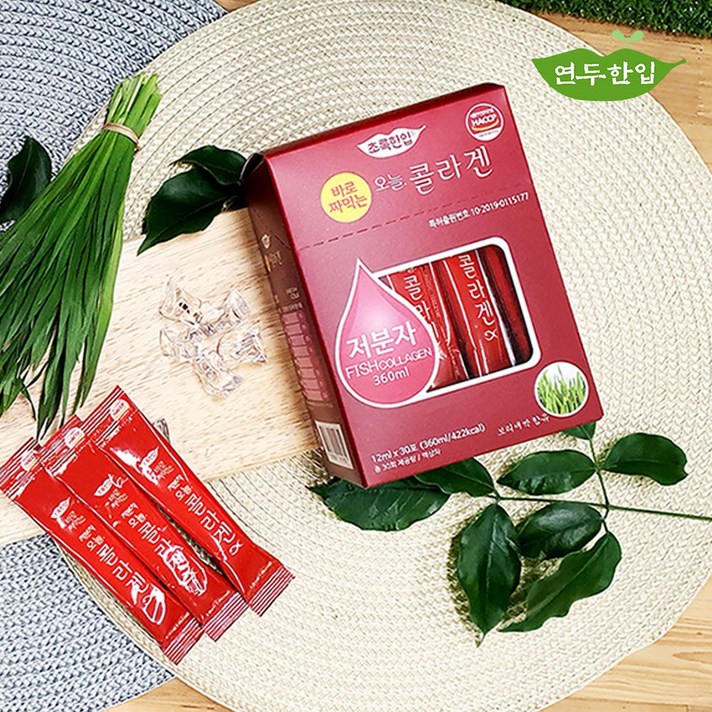 연두한입 짜먹는 콜라겐 액상스틱 12ml X 30포