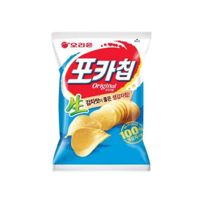 오리온 포카칩 오리지널, 38g, 8개