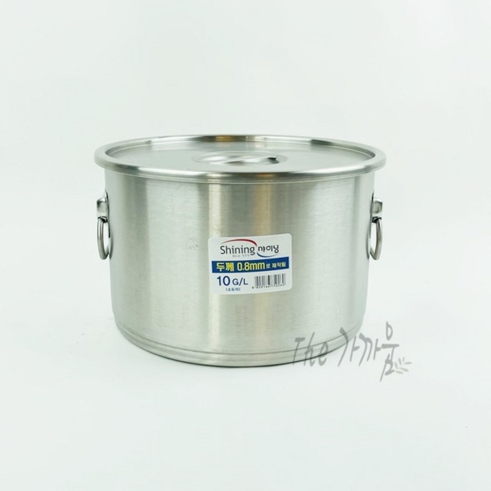국산 스텐 곰솥 소도아 들통 식깡 육수통 대형냄비 급식소 소도와, 10갤런 (지름 약 35cm)