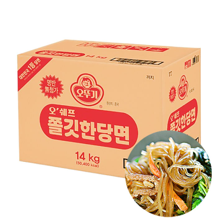 오뚜기 오쉐프 쫄깃한당면 14kg, 1개