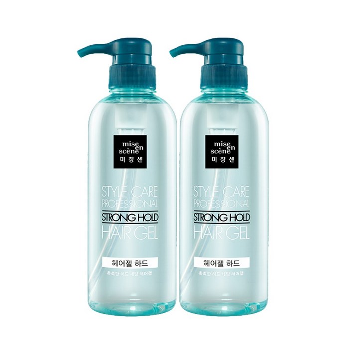 2개)미쟝센 스타일케어 헤어젤(하드) 500ml, 2개