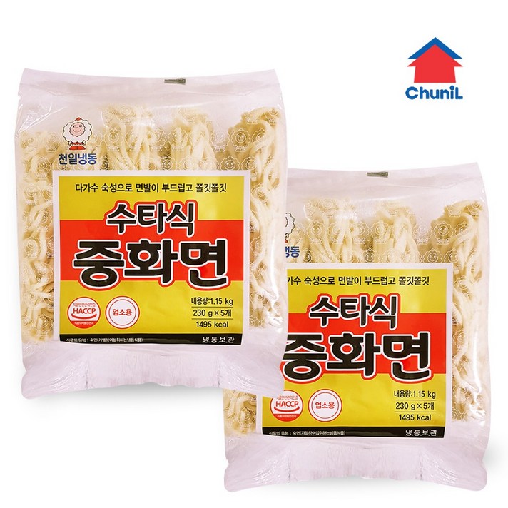 천일 수타식중화면1.15kg 2개, 1, 본상품선택