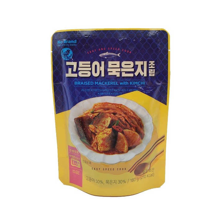 노브랜드 고등어 묵은지 조림 180g x 3개