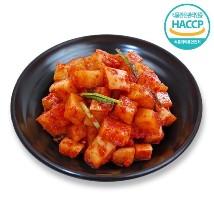 광신농산 전라도 깍두기 / 100% 우리 농산물 전라도 김치, 2kg