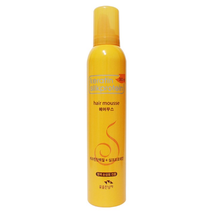꽃을든남자 케라틴 실크프로테인 헤어무스 300ml, 1개