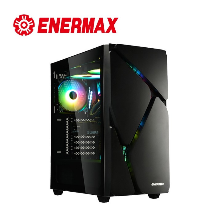 에너맥스 EMG-004 게이밍 컴퓨터 본체 (i5-13400F 32GB RAM RTX4070 1TB), Free DOS, 블랙