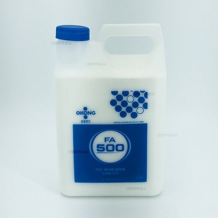 오공 바닥재 시공용 접착재 FA500 1.8kg 중보행용/장판본드/데코타일본드/용착제/오공, 1개
