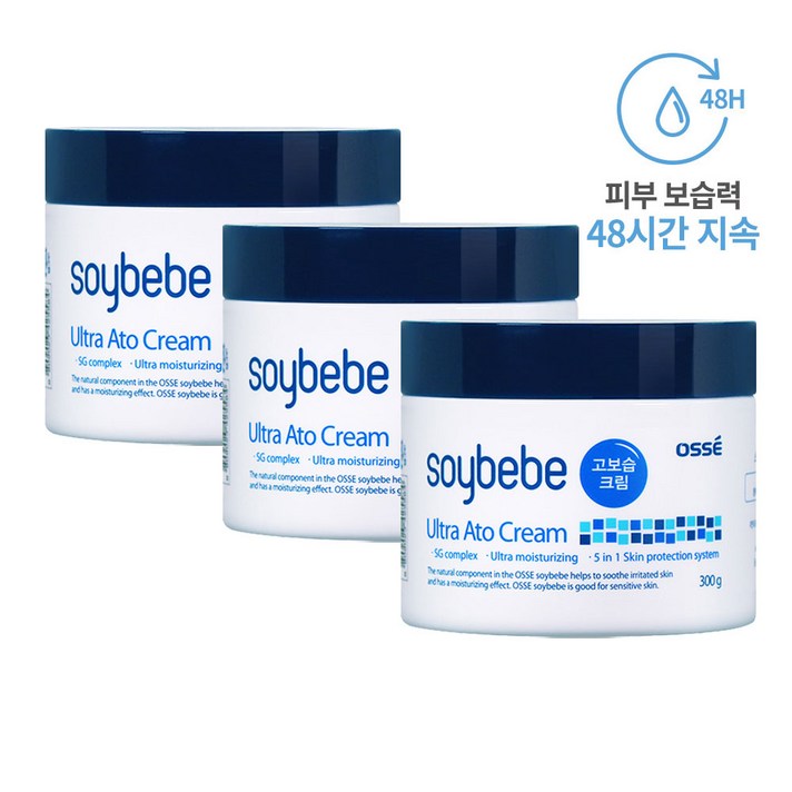 소이베베 베이비 Ultra ATO 시어버터 고보습크림 300g 3개, 300ml