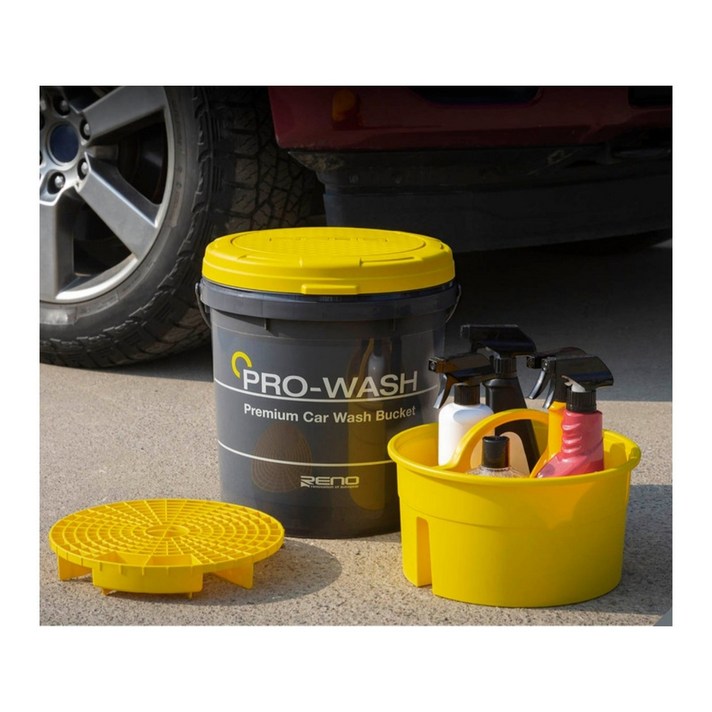 레노오토 세차 양동이 세트 18L | Reno Auto Car Wash Bucket Kit 18L