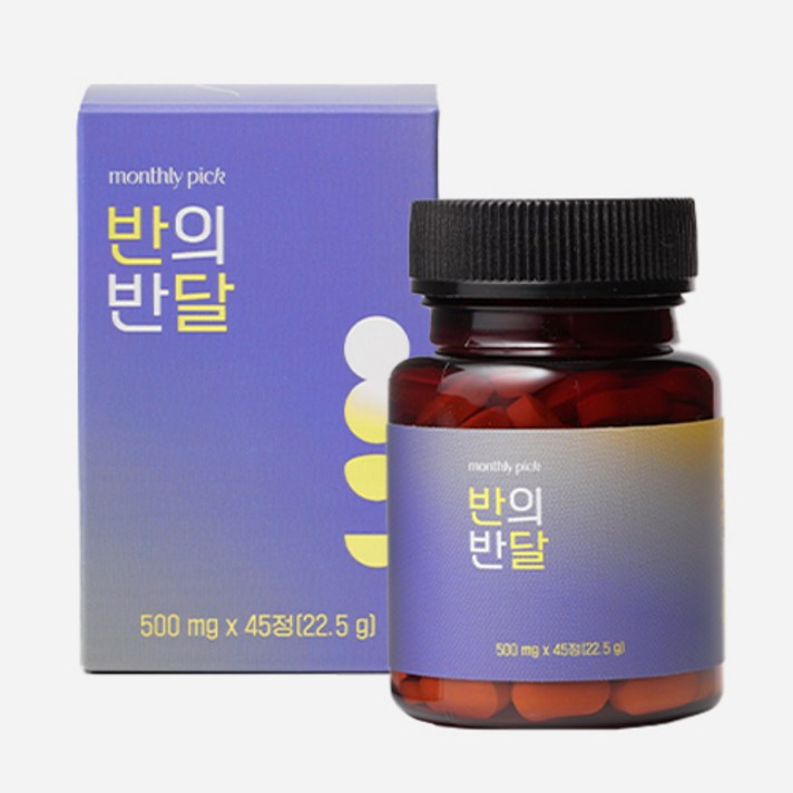 브로멜라인 칼륨 효소 붓기 반의반달, 1개, 45정