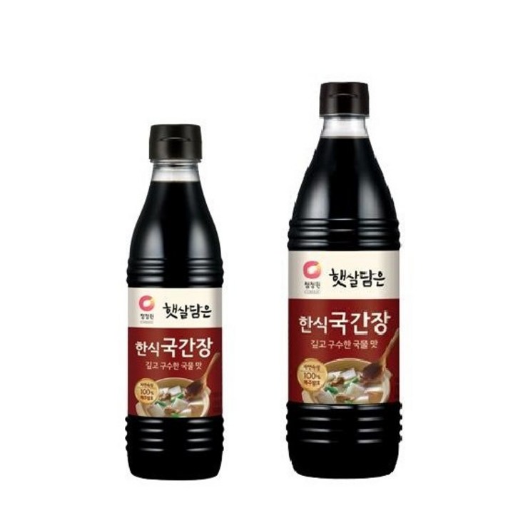 청정원 한식국간장, 2개, 500ml