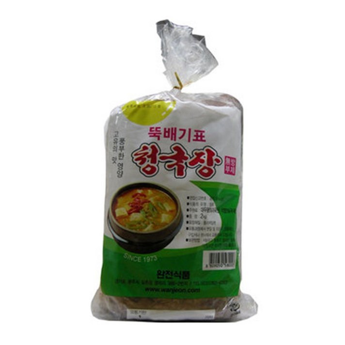 뚝배기표 청국장 대용량, 1개, 2kg