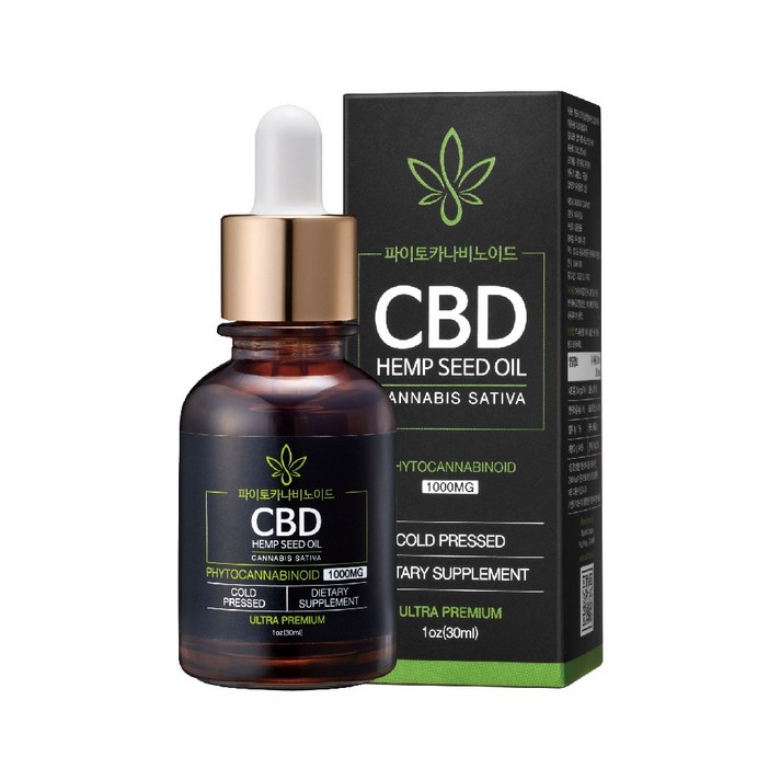 파이토카나비노이드 CBD 햄프씨드 오일 식약처 정식통관 오메가3 FDA