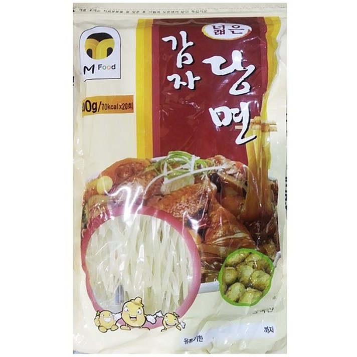 무료 감자당면(엠푸드 400g) 35개 녹두당면 네모난당면, 1