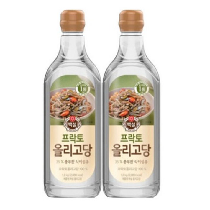 백설 건강한 올리고당, 1.2kg, 1세트