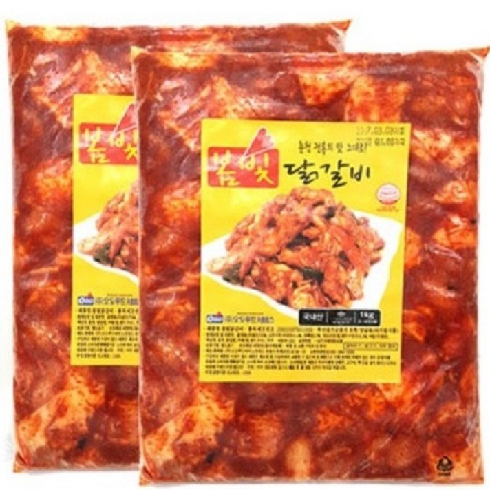 오도푸드 봄빛닭갈비 1kg 2팩 1주일 특가판매