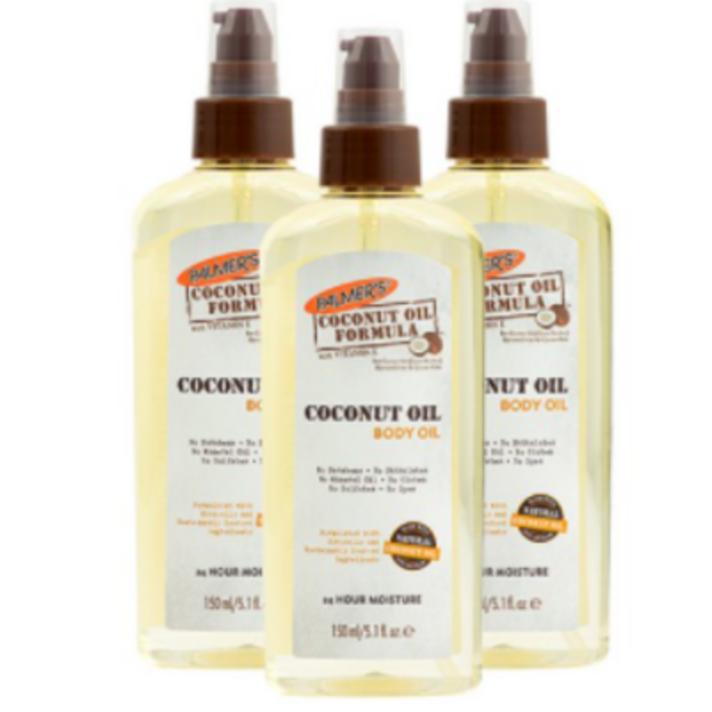 파머스 코코넛 바디오일 과일향, 150ml, 3개