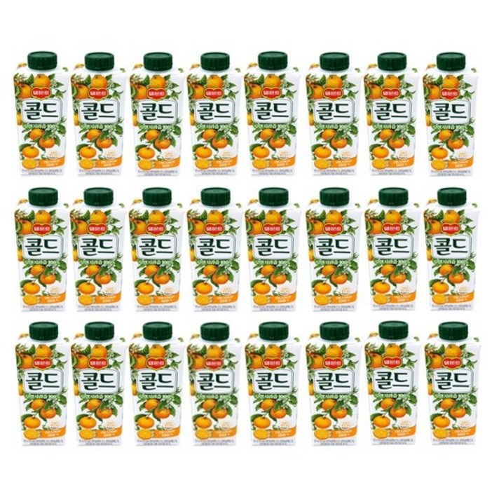 델몬트 콜드 오렌지맛 250ml x 24개