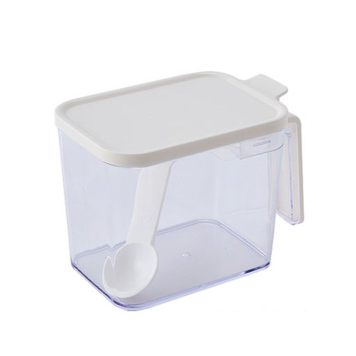 오리스타 양념통 파우더통 화이트 600ml