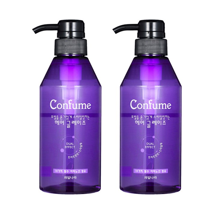 과일나라 컨퓸 헤어 글레이즈, 400ml x 2개