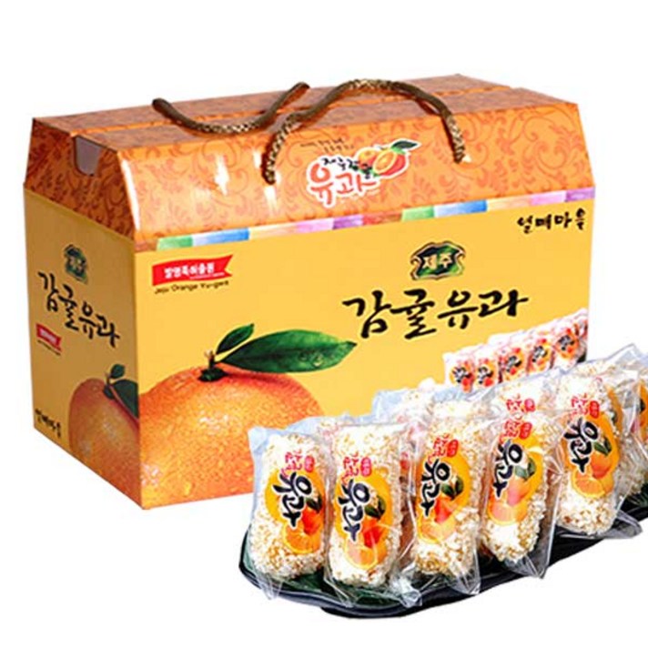 제주 감귤유과 500g (개별포장)