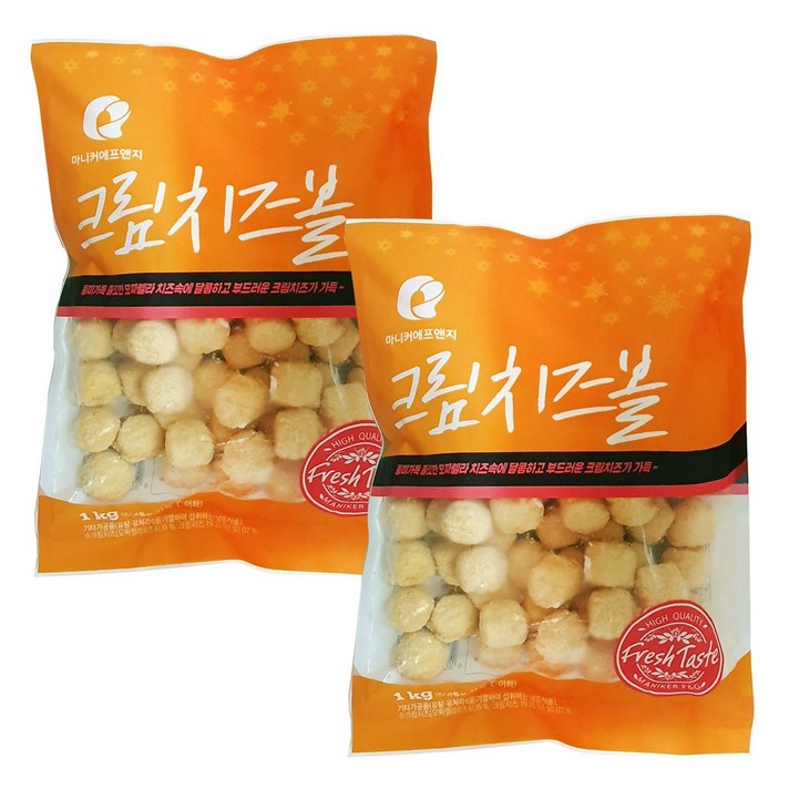 마니커에프앤지 크림치즈볼 1kg 대용량 업소용 치즈스틱 크로켓 아이들간식, 1개