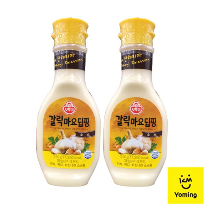 오뚜기 갈릭 디핑소스 딥핑소스 2개 (총 480g)