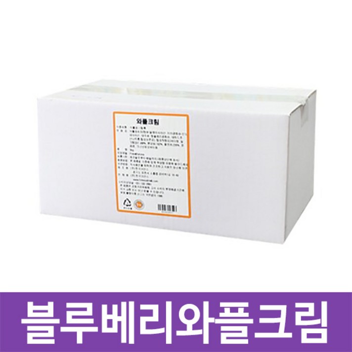 꾸플 블루베리 와플크림(3kg), 1개