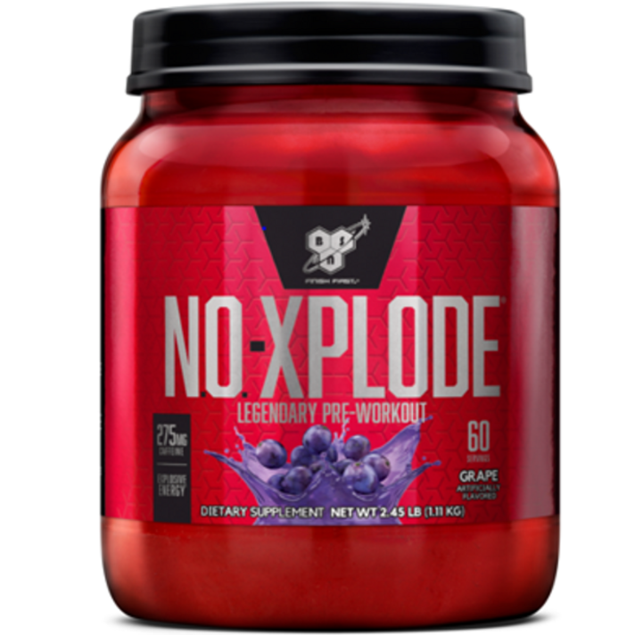 bsn 노 익스플로드 포도맛 60서빙 2.45 lb, 60서빙 1개입, 60 서빙