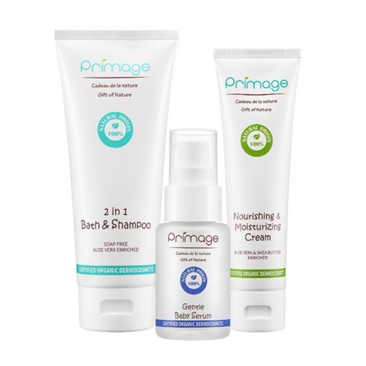 쁘리마쥬 수딩키트 (바스앤샴푸200ml+고보습크림100ml+세럼30ml), 없음
