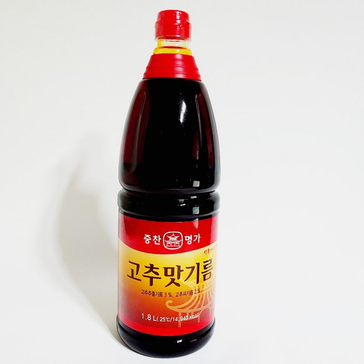 오무행 짬뽕다시 500g 1개 소스 짬뽕 만들기 국물 육수 업소용 식자재, 고추맛기름 1.8L (중찬 ), 1.8L