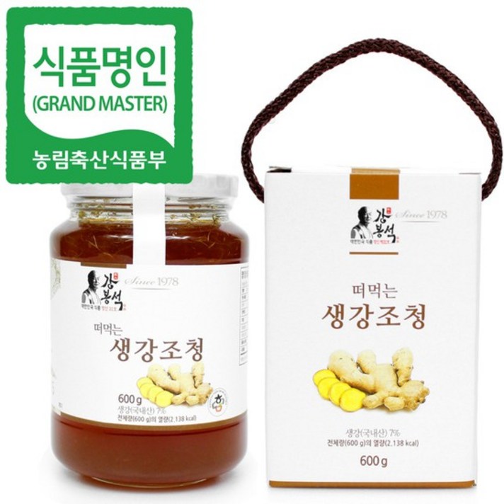 강봉석 명인생강조청, 600g, 1개