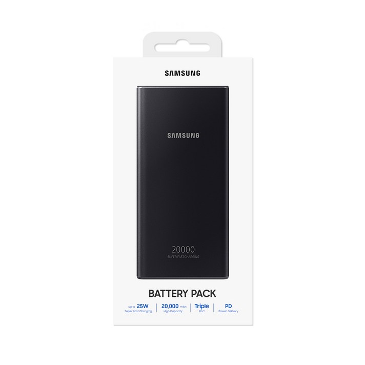 삼성전자 25W PD 보조배터리 20000mAh, EB-P5300, 다크그레이