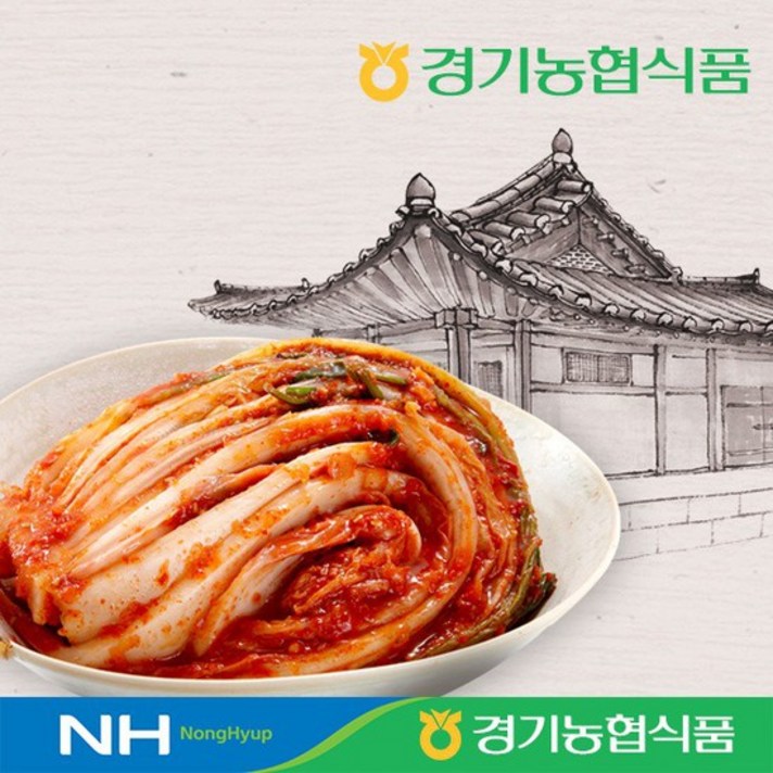 경기농협식품 아삭아삭 농협 청산 포기김치3kg, 없음, 상세설명 참조