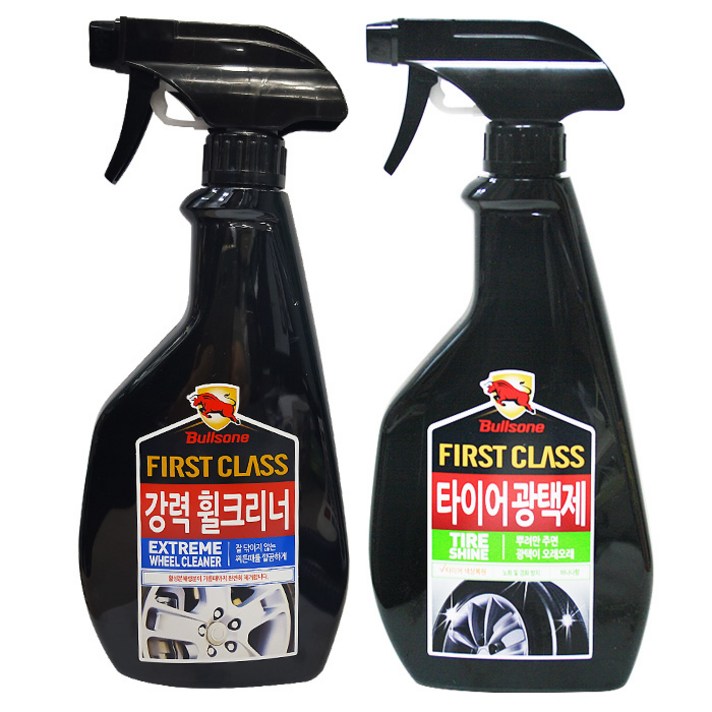 불스원 퍼스트클래스 타이어휠세정제 2종세트, 600ml, 1세트