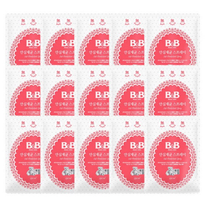비앤비 안심제균 스프레이 리필형, 250ml, 15개
