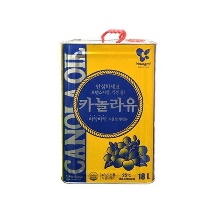 영미 카놀라유18L, 1통, 18L
