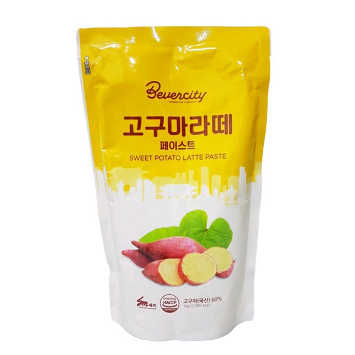 세미 고구마 라떼 페이스트 1kg 기타가루, 1개