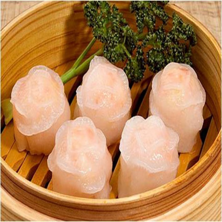 대진엠에스 장미모양 하카오 (만두 딤섬), 900g, 1팩