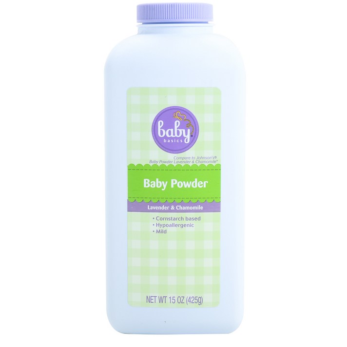 베이비베이직 베이비 파우더 라벤더 & 카모마일, 425g, 1개